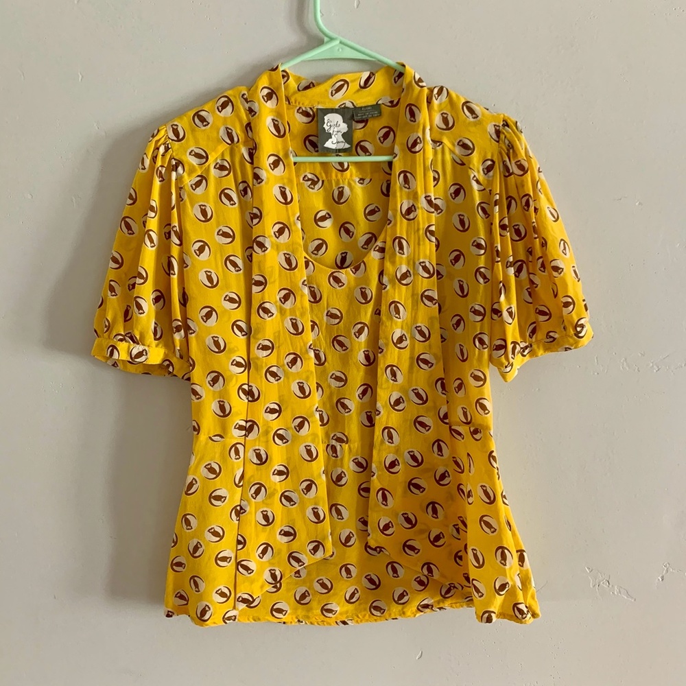 ❌Sold Anthropologie Girls From Savoy Lemon Liftoff - Picture 4 of 13